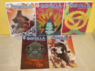 Godzilla 1 - 5 - Complete Series - Oblivion - Fialkov Churilla Fotos - Idw