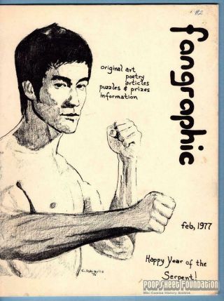 FANGRAPHIC 2 Bruce Lee fanzine SONNY CHIBA martial arts comics JIMMY WANG YU ' 77 2