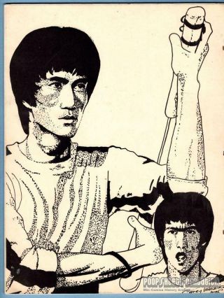 FANGRAPHIC 2 Bruce Lee fanzine SONNY CHIBA martial arts comics JIMMY WANG YU ' 77 4