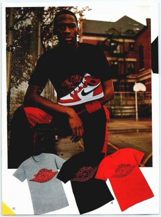 Vintage Micheal Jordan Nike Shoe Clothing Print Ads Nba Air Jordan Nike