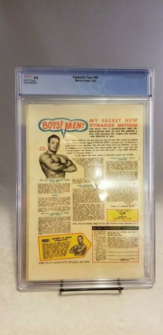 1966 FANTASTIC FOUR 48 CGC 4.  0 1ST APPEARANCE OF SILVER SURFER AND GALACTUS 2