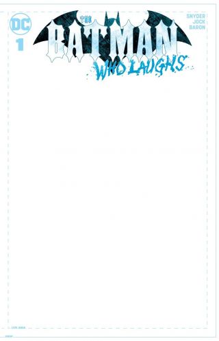 Batman Who Laughs 1 Blank Sketch Variant Edition Rare Low Print Hot Nm/m Joker