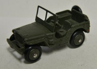 Meccano France Dinky Toys Army Military Us Willys 80b Vintage Jeep 1950s - 60s