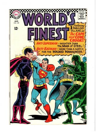 Worlds Finest 159 1966 Anti Superman,  Anti Batman 9