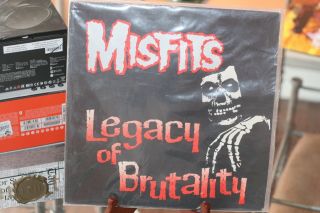Misfits Legacy Of Brutality Lp Vinyl Plan 9 Usa 1985 Press Ex