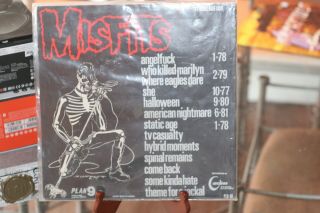 MISFITS LEGACY OF BRUTALITY LP VINYL PLAN 9 USA 1985 PRESS EX 2