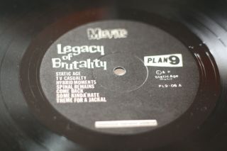 MISFITS LEGACY OF BRUTALITY LP VINYL PLAN 9 USA 1985 PRESS EX 5