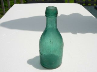 Antique Bottle J.  McLAUGHLIN Pontil IP Squat Pony Soda Beer Green Philadelphia PA 2