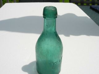 Antique Bottle J.  McLAUGHLIN Pontil IP Squat Pony Soda Beer Green Philadelphia PA 4