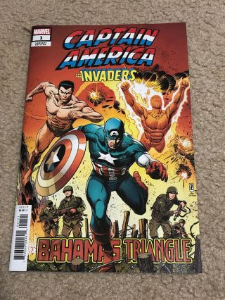 Captain America And The Invaders: Bahamas Triangle 1 Zircher 1:25 Variant Nm