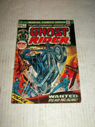 Marvel Ghost Rider 1 September 1973 1st Appearance Of The Son Of Satan