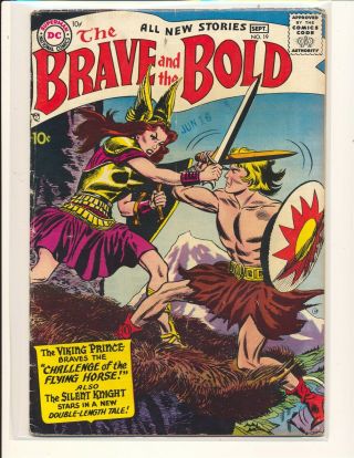 Brave & The Bold 19 - Viking Prince G/vg Cond.  Subscription Crease