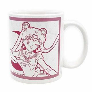 Sailor Moon Ceramic Mug Luna And Sailor Moon Abystyle