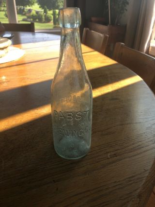 Pabst Brewing Co.  Antique Blob Top Beer Bottle Milwaukee Wi.