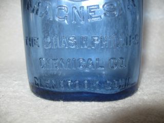 Vintage Light Blue Milk of Magnesia Bottle 7 