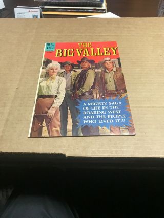 1966 1st Issue " The Big Valley " Dell Western Comic Book & Complete