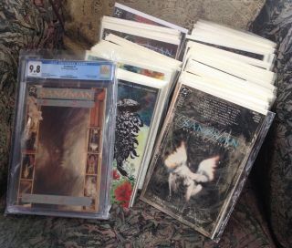 Sandman 1 Cgc 9.  8 & Complete Run Including Overture All Key Issues Nm/nm,