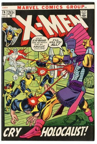 X - Men 74 Nm 9.  4 White Pages Vs.  El Tigre Marvel 1972
