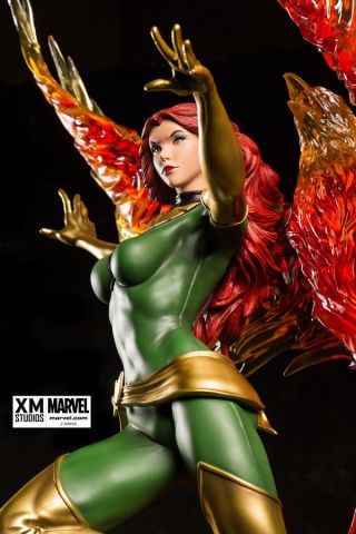 Xm Studios Phoenix Jean Grey 1/4 Scale Statue With Coin