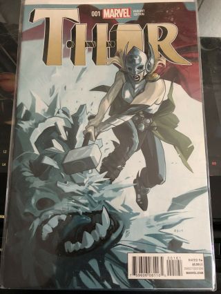 Thor 1 (2014) 1:25 First Jane Foster As Thor Movie Nm Fiona Staples