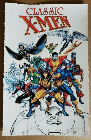 Arthur Adams Classic X - Men Art Juggernaut Sketch Remarqued Print 10/100