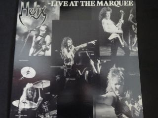 Helix " Live At The Marquee " Lp.  Promo Only (spro 263) 1985.  Very Rare