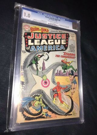 Brave And The Bold 28 1.  0 Cgc Ow - W Pages Justice League 1960