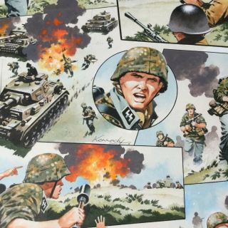 IAN KENNEDY Comic Artwork HITLER SS IN RUSSIA 1943 DC THOMPSON Commando 3