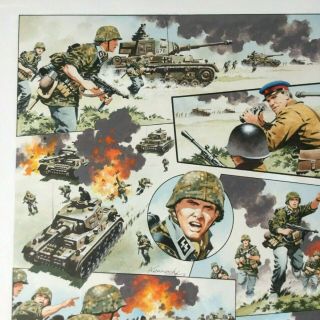 IAN KENNEDY Comic Artwork HITLER SS IN RUSSIA 1943 DC THOMPSON Commando 5