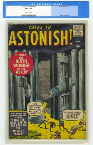 Tales To Astonish 1 1st Issue Previously Graded By Cgc 4.  5 Ow Pages