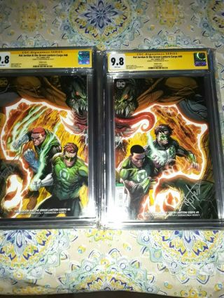 Ends Today Hal Jordan & Green Lantern Corps Cgc 9.  8 By Tyler Kirkham