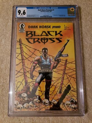 Dark Horse Presents 1 Cgc 9.  6 Dc Comics 1st Black Cross And Concrete