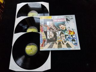 The Beatles Anthology 3 Lp Uk 1st Pressing Apple 1996 Nm