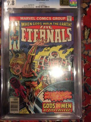 Eternals 6 (cgc 9.  8) White Pages; Jack Kirby; Marvel Comics; 1976 (c 24111)