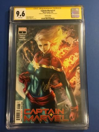 Life Of Captain Marvel 1 Cgc 9.  6 Signature Series Artgerm Variant Double Boxed