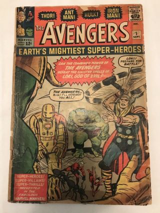 Marvel Comic The Avengers 1 (1963)