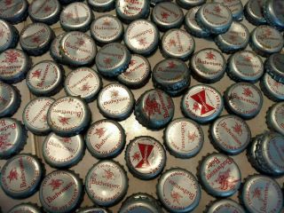 489 COUNT Mixed beer twisted caps all Budweiser brand - old stock items 2