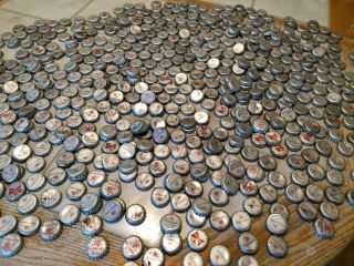 489 COUNT Mixed beer twisted caps all Budweiser brand - old stock items 3