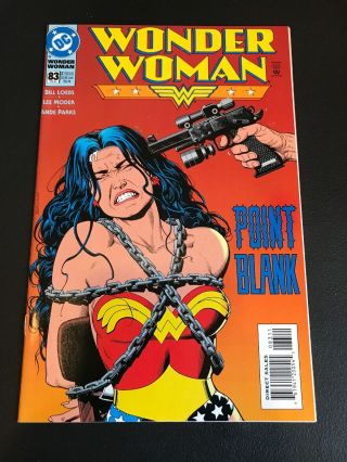 Wonder Woman 83 (1994) Nm 9.  4 Brian Bolland Chained Bondage Cover Art Htf