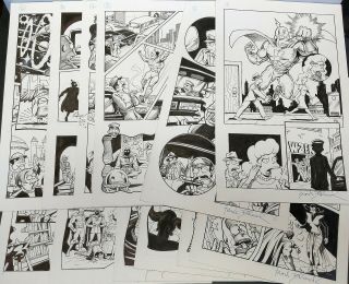Art,  Complete 12 Page,  Story Frank Brunner,  Simpsons,  Radioactive Man
