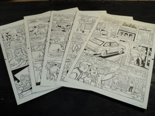 Art Story (archie 411) 5 Pages Complete Stan Goldberg 1993 Art 397