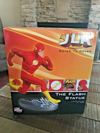 Dc Cover To Cover Jla The Flash Statue Ltd.  Ed.