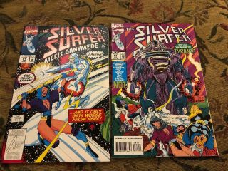 Silver Surfer 81 And 82 First Tyrant Vf Could Use Pressing