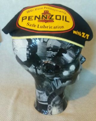 Vintage Pennzoil Z - 7 Oil & Gas Service Station Attendant Hat