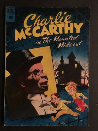 Charlie Mccarthy In The Haunted Hide - Out Four Color 196 Dell Comic 1948