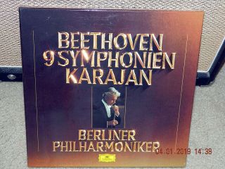 Beethoven: 9 Symphonien.  Karajan Bp.  Deutsche Grammophon 2740172 - Box