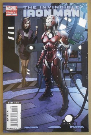 Iron Man 10 Key 1st Appearance Pepper Potts As " Rescue " 2nd Print Variant
