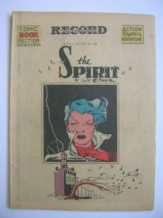Spirit Section,  1/20/46,  See Costs For Multiple Wins In Description