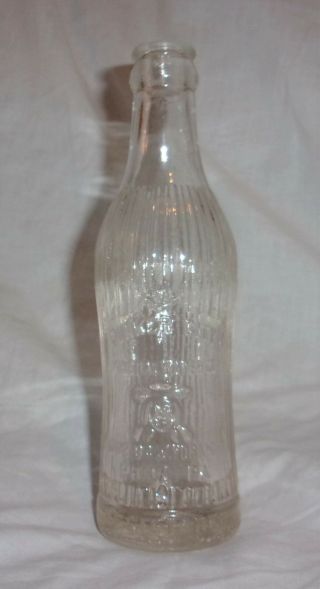 Estate Vintage/antique 7 - Ozs.  Quaker City Mineral Water Bottle Philadelphia Pa