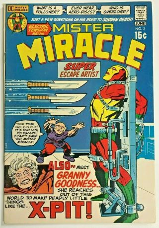 Mister Miracle 2 Vf 1971 Jack Kirby Dc Bronze Age Comics